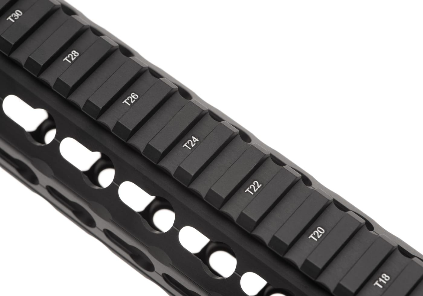 Leapers AR-15 7.2 Inch Super Slim Drop In Handguard Keymod Black