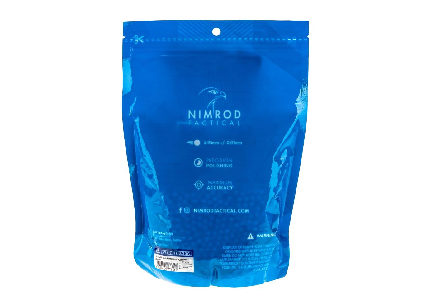 Nimrod 0.30g BB High Performance 3335rds White