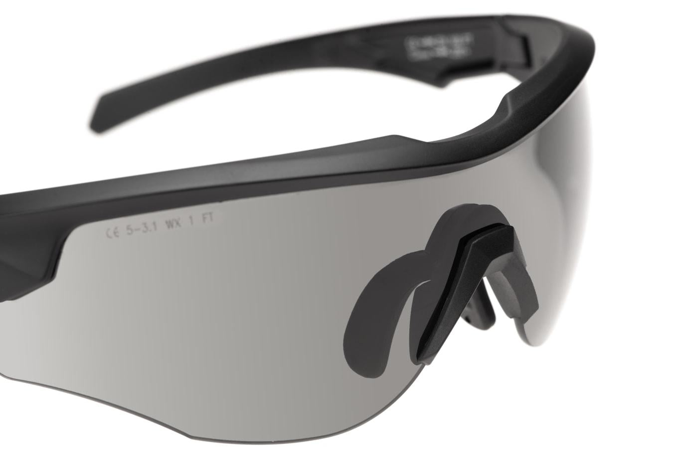 Wiley X WX Rogue Comm Smoke / Clear / Rust Black