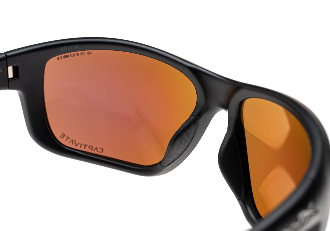 Wiley X WX Aspect Captivate Polarized Green Mirror Black