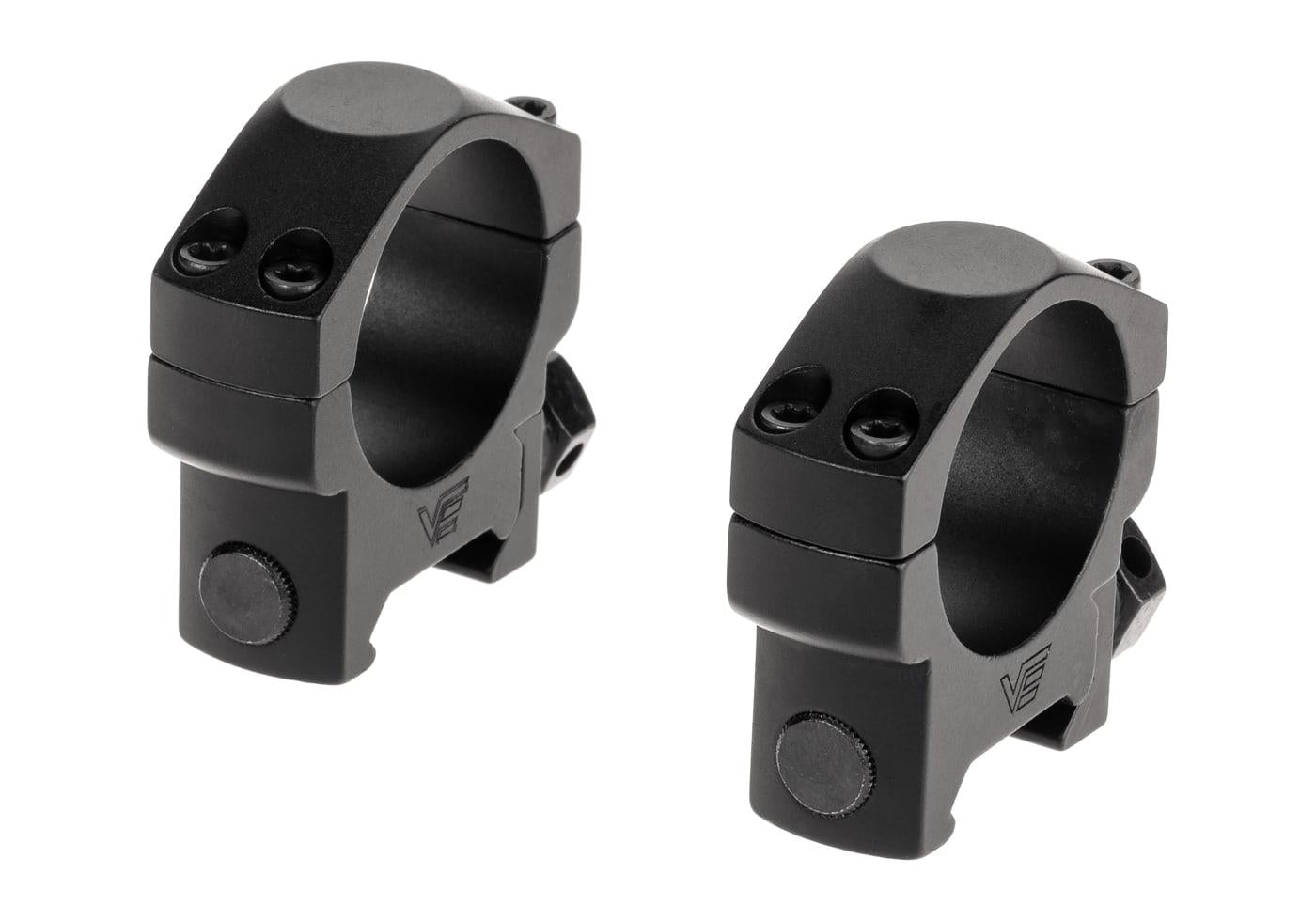 Vector Optics 30mm Low Profile Weaver Rings Black