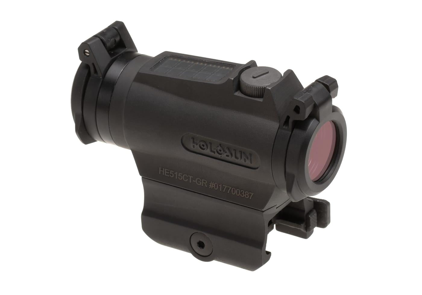 Holosun HE515CT-GR Elite Solar Green Circle Dot Sight Black