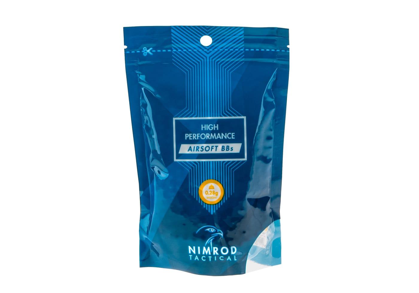 Nimrod 0.28g BB High Performance 1000rds White