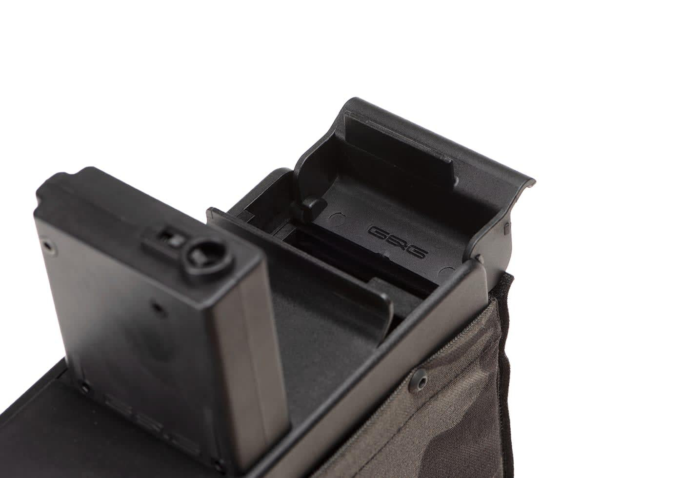 G&G Box Mag CM16 LMG without Battery 2500rds Multicam Black