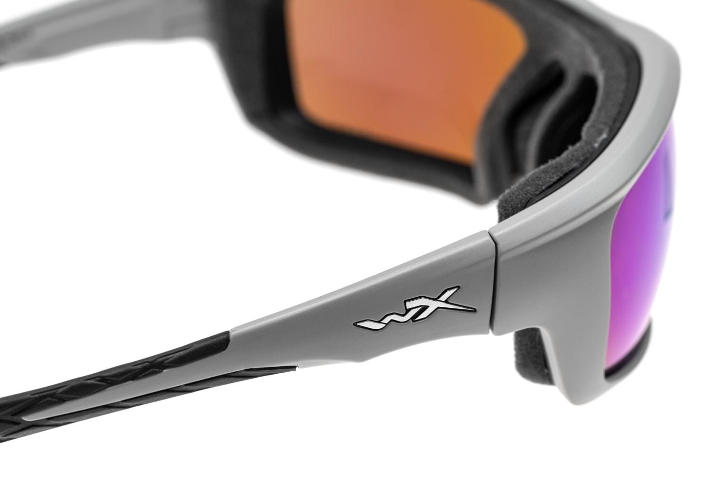 Wiley X WX Grid Captivate Polarized Green Mirror Grey