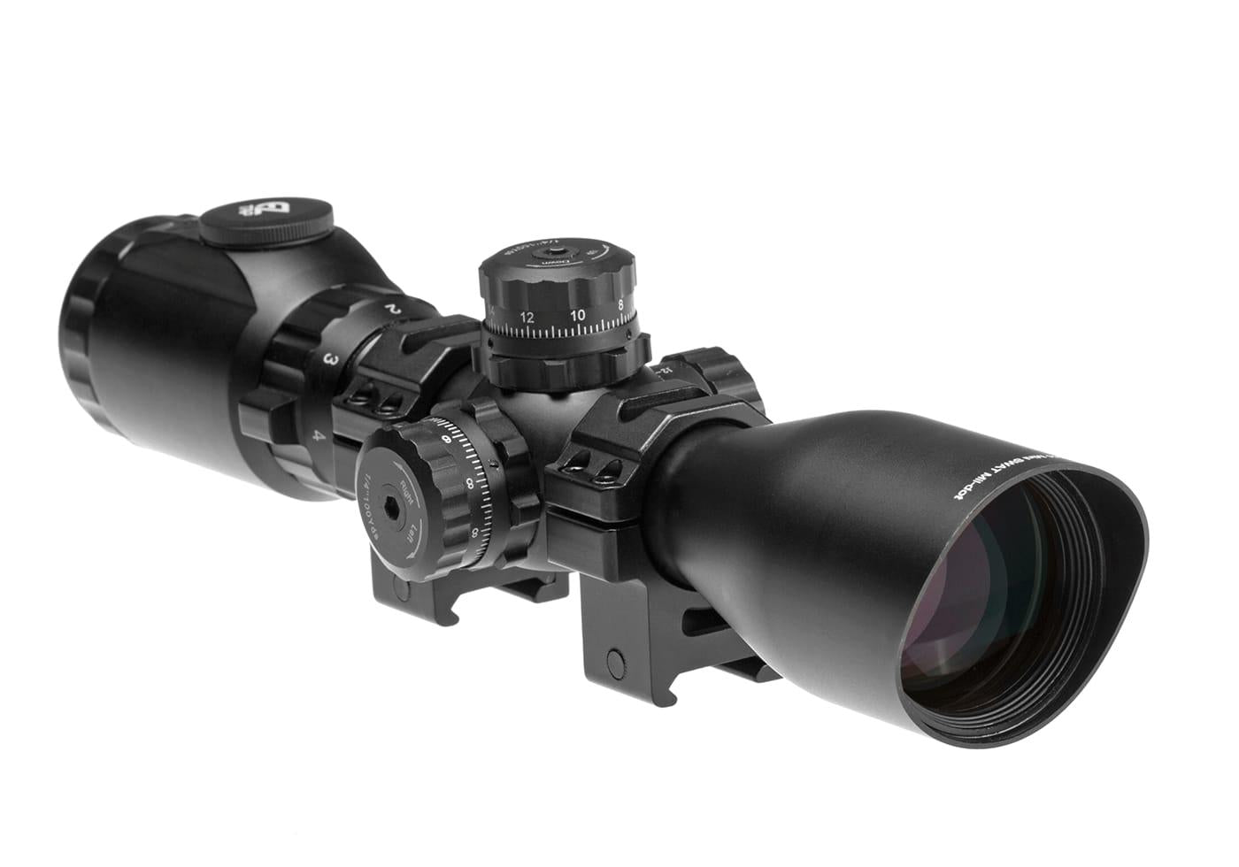 Leapers 2-7x44 30mm LAOIEW Accushot Scout TS Rifle Scope Black