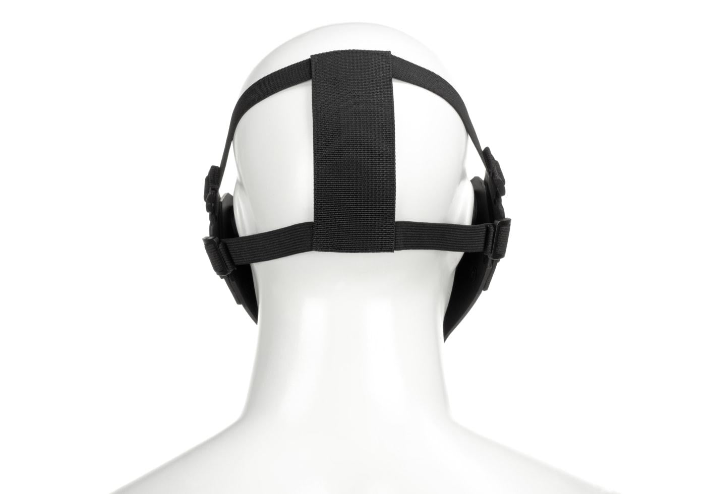 Pirate Arms Warrior Steel Half Face Mask Black