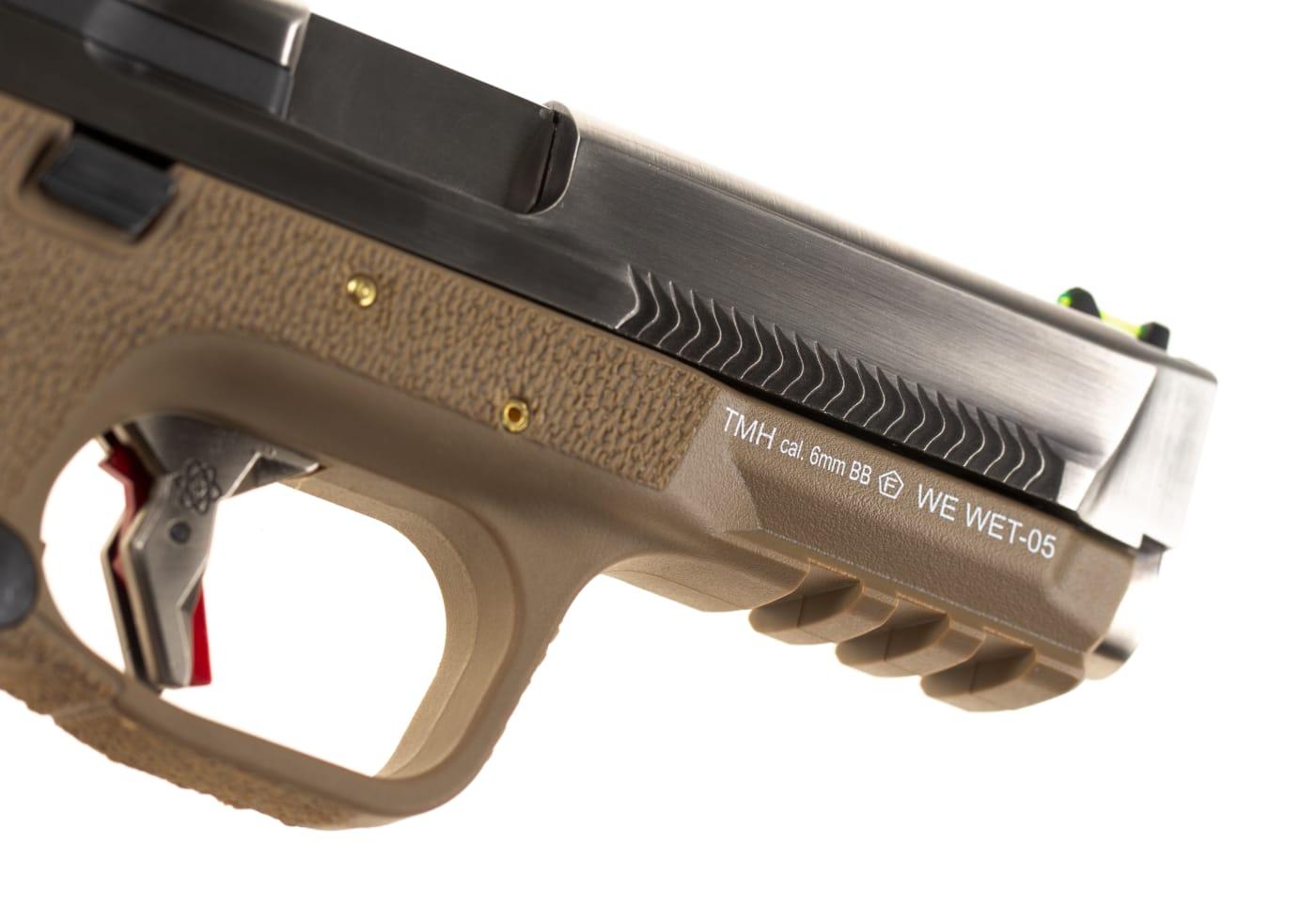 WE WET-05 SV Silver Barrel Metal Version GBB FDE