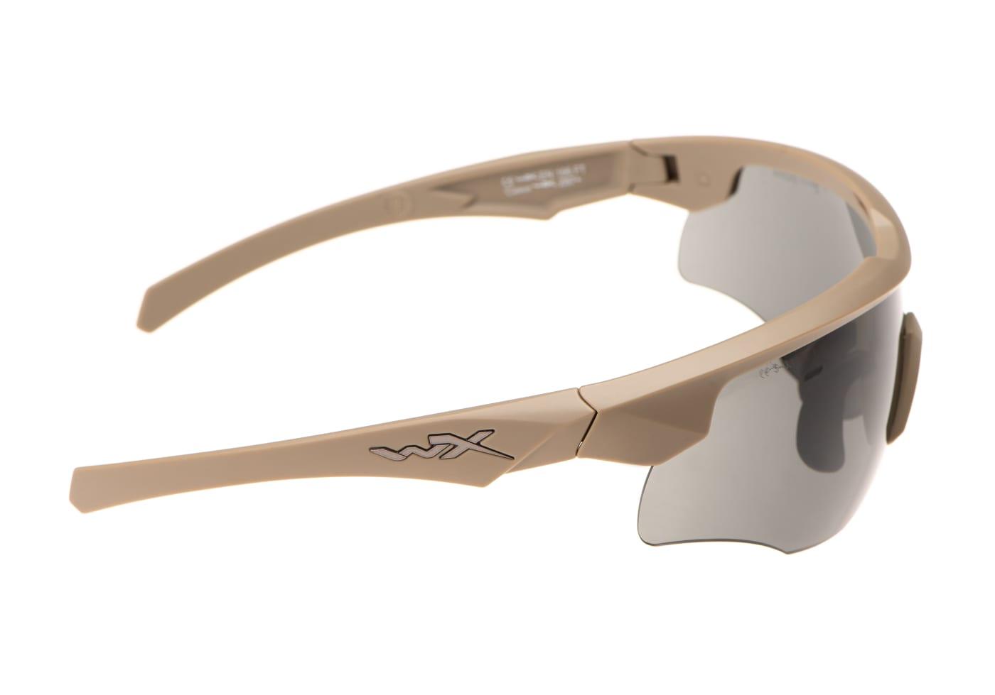 Wiley X WX Rogue Comm Smoke / Clear / Rust Tan