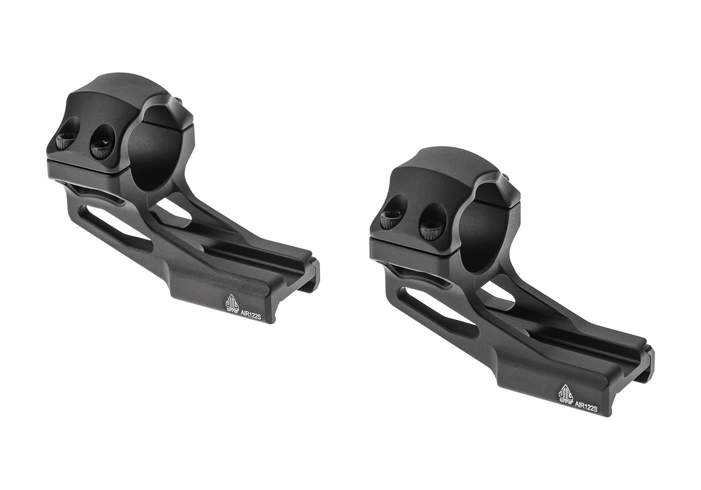 Leapers ACCU-SYNC 25.4 High Profile 37mm Offset Picatinny Scope Mount Rings Black