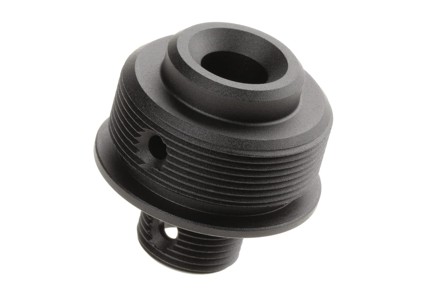 Action Army T10 Sound Suppressor Connector Type B Black