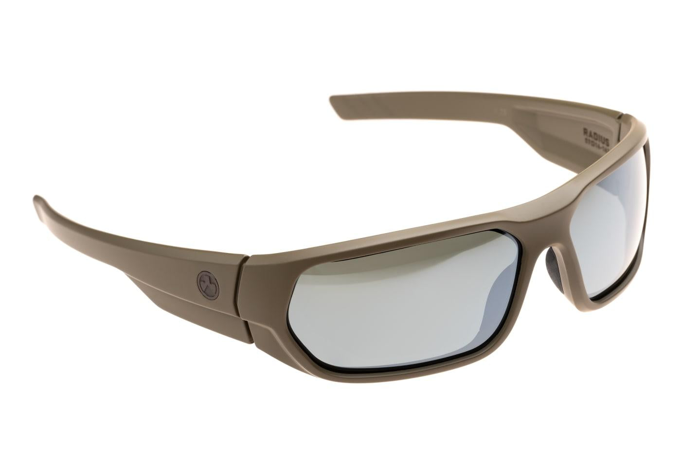 Magpul Radius - Polarized - FDE Frame / Gray Lens / Silver Mirror Black