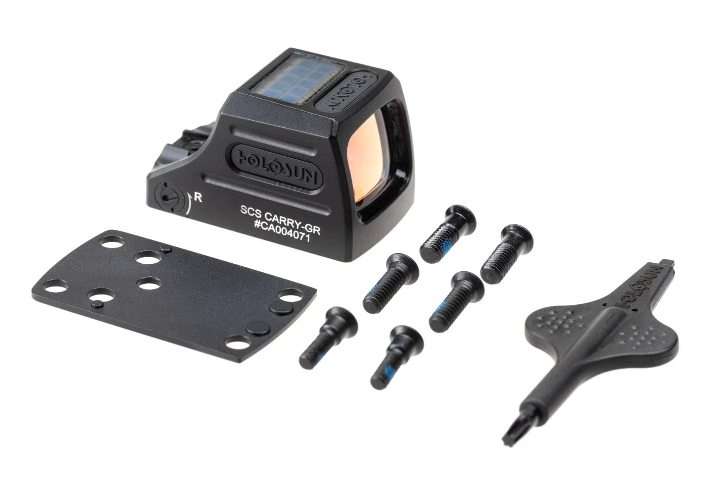 Holosun SCS Solar Circle Dot Sight RMSc Footprint Black