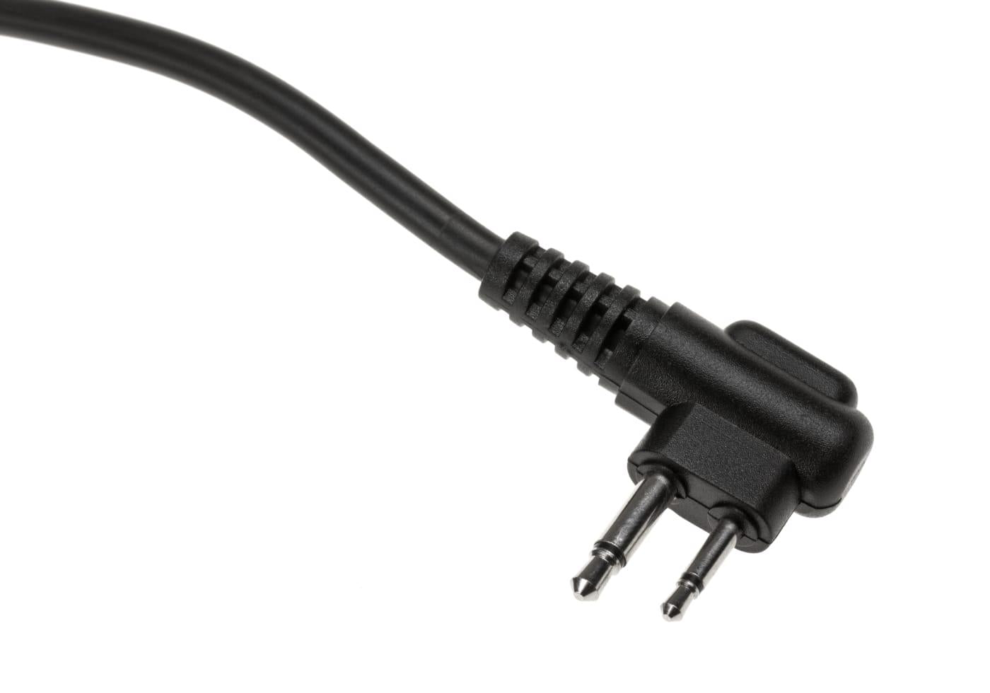 Earmor M51 Tactical PTT Motorola Two Pin Black