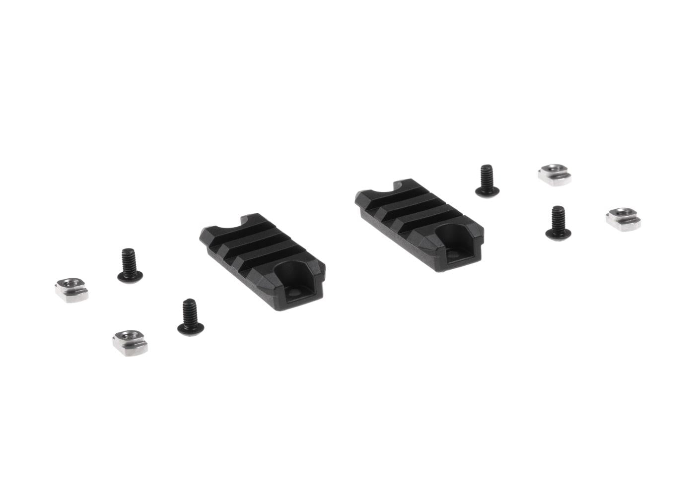 Ares 2 Inch M-LOK Plastic Rail 2-Pack Black