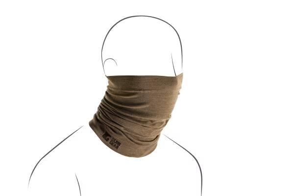 Clawgear Merino Seamless Neck Gaiter Stonegrey Olive