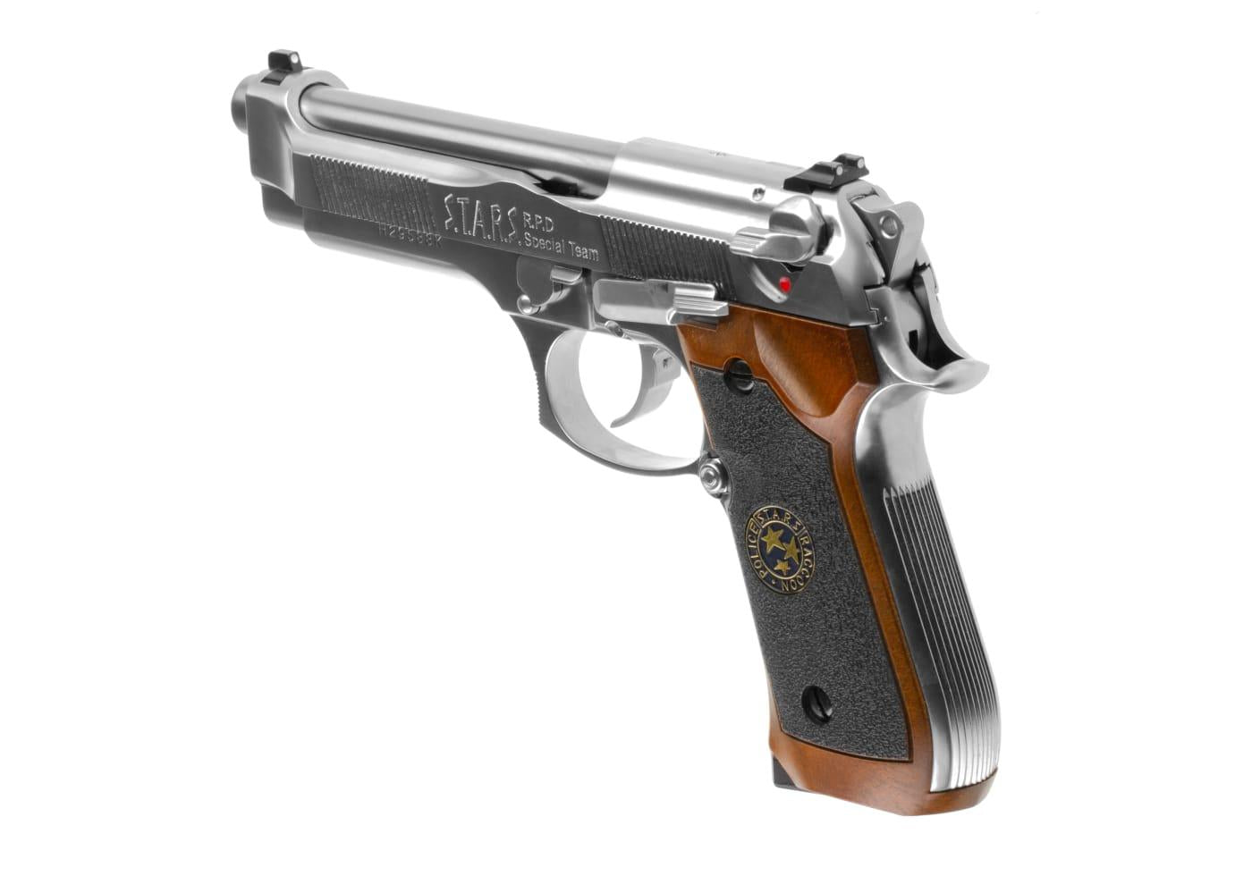 WE M92 Samurai Edge Biohazard Full Metal Co2 Silver