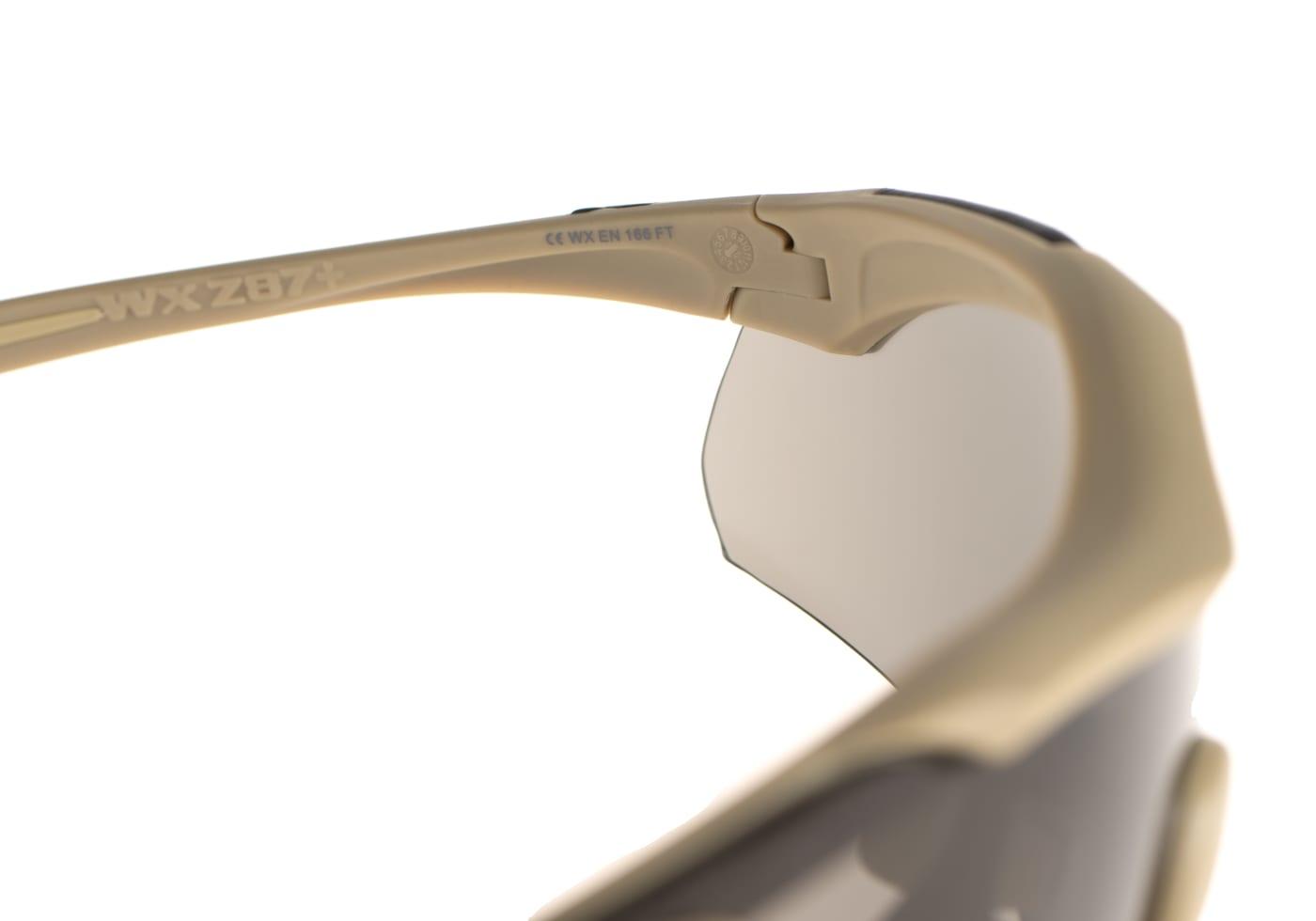 Wiley X WX Vapor 2.5 Grey / Clear / Light Rust Tan