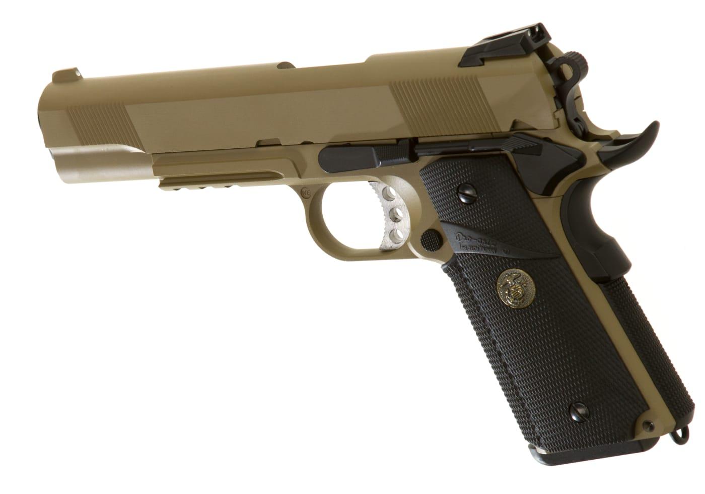 WE M1911 MEU Tactical Full Metal GBB Desert