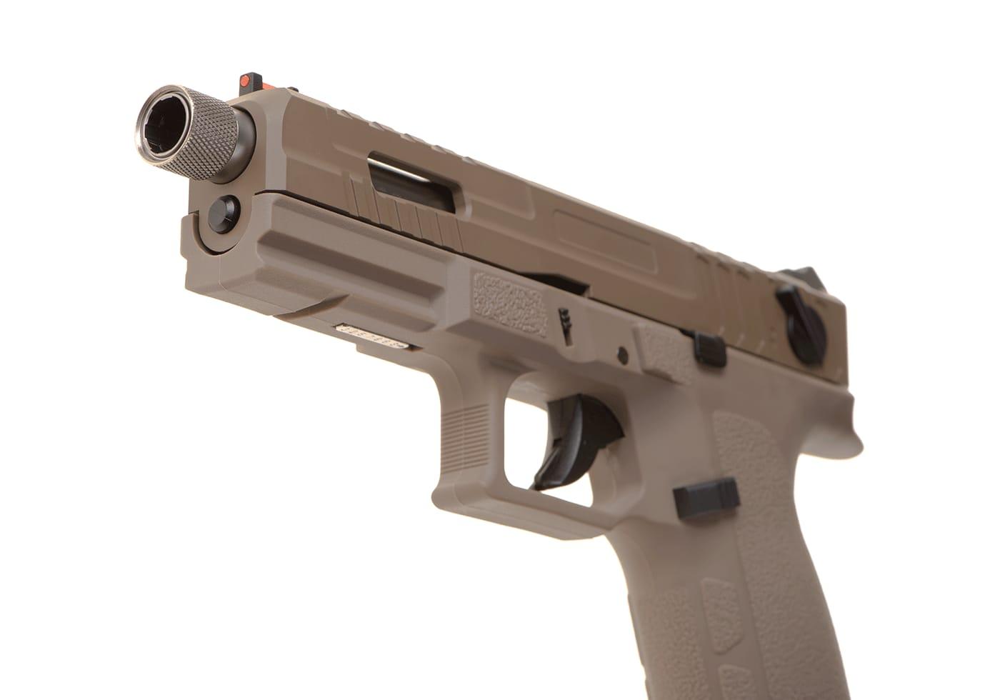 KJW KP-13F TBC Full Auto Metal Version Co2 Pistol Tan
