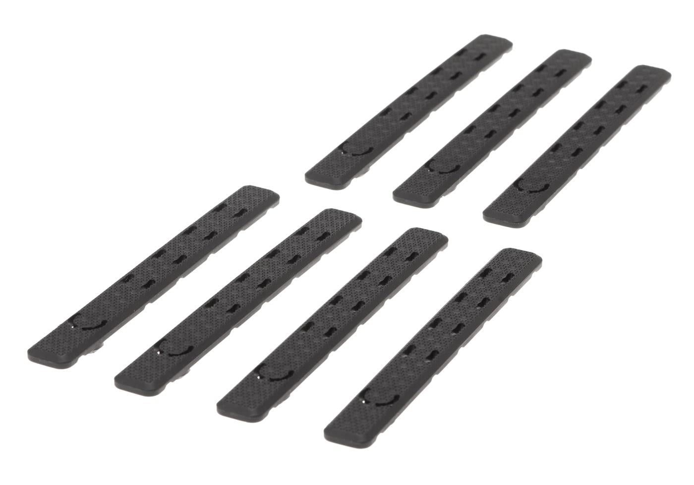 Leapers Low Profile Keymod Rail Panel Covers 7pcs Black