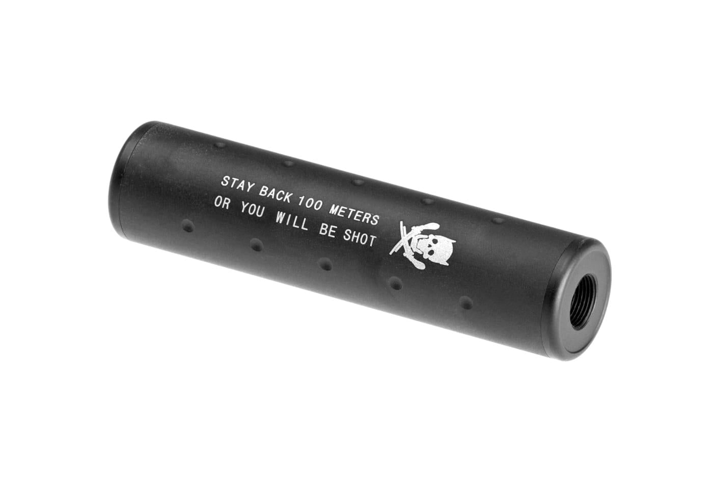Pirate Arms 130x35 Stubby Silencer 14mm CW/CCW Black