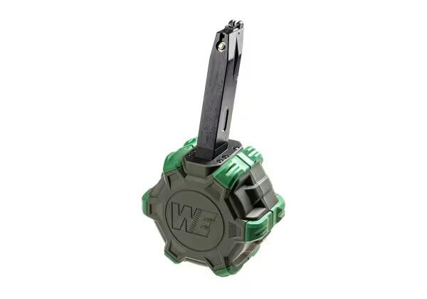 WE Drum Mag M92 GBB 350rds Green