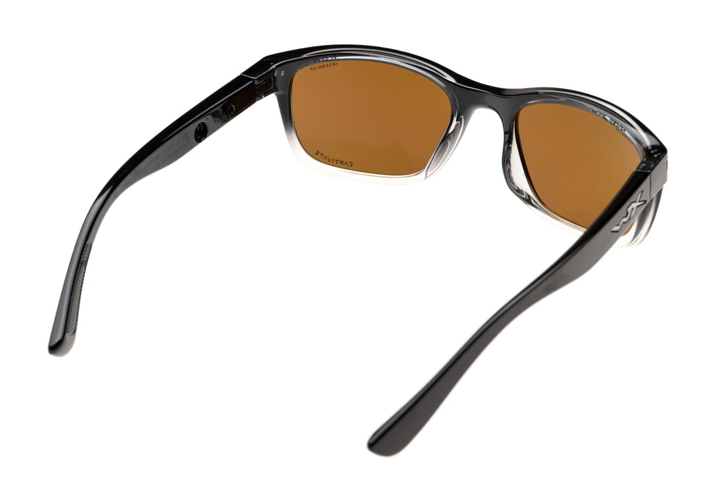 Wiley X WX Helix Captivate Polarized Bronze Mirror Black