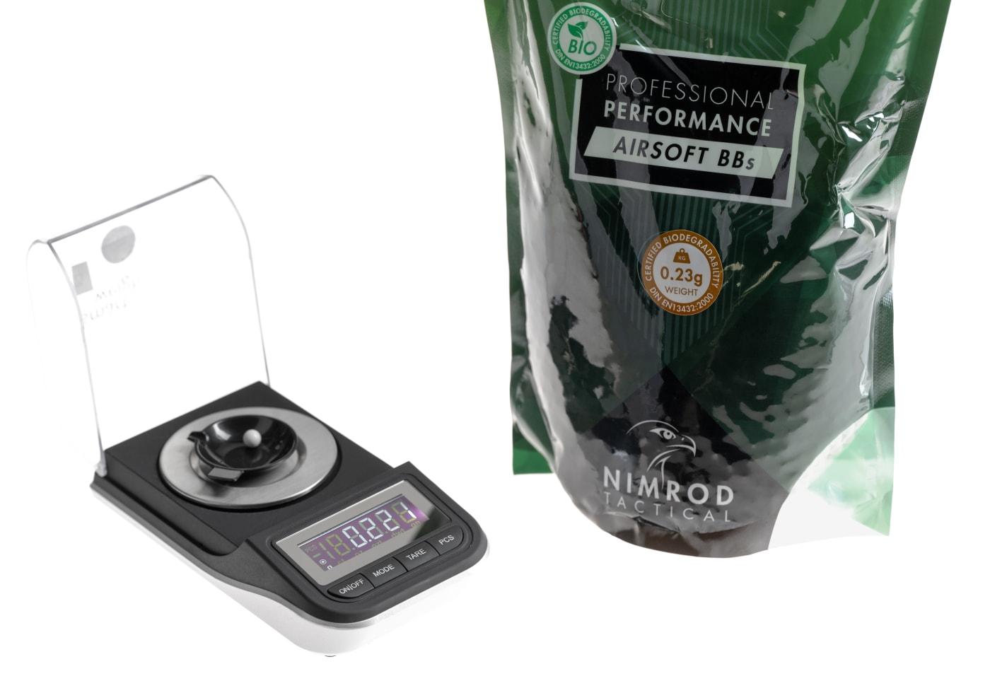 Nimrod 0.23g Airsoft Bio BB Professional Performance 4350rds White