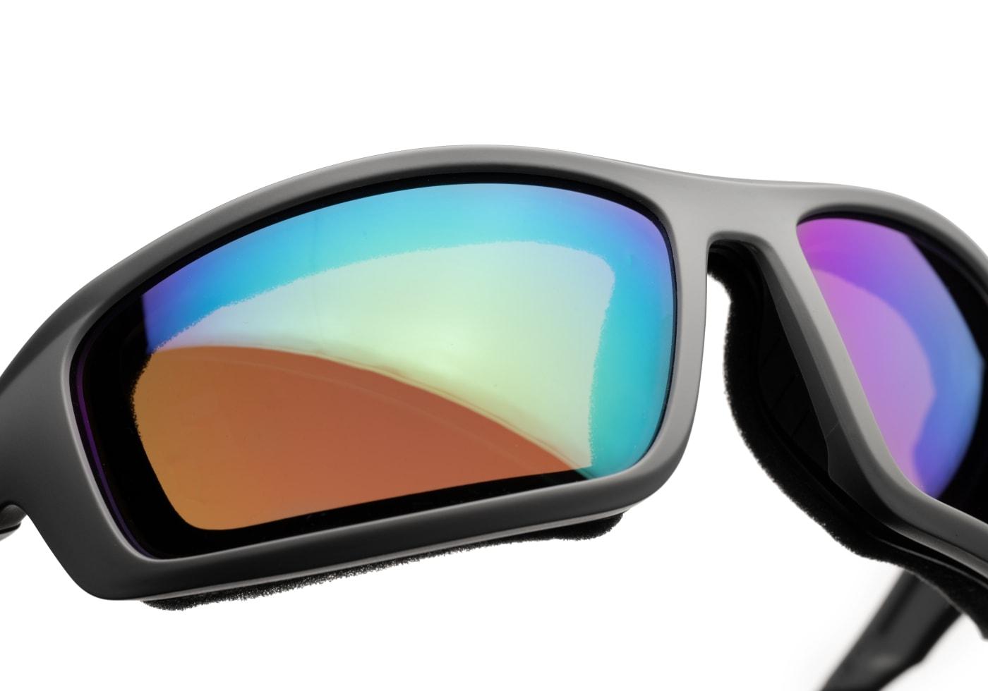 Wiley X WX Grid Captivate Polarized Green Mirror Grey