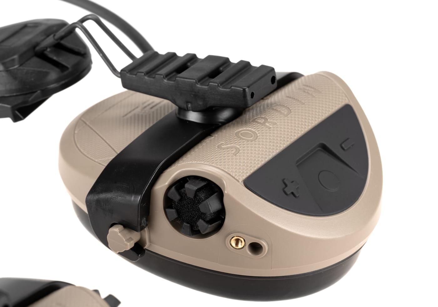 Sordin Supreme T2 RARC Helmet Memory Foam Tan