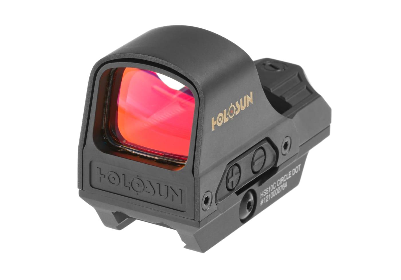 Holosun HS510C Solar Red Circle Dot Sight Black