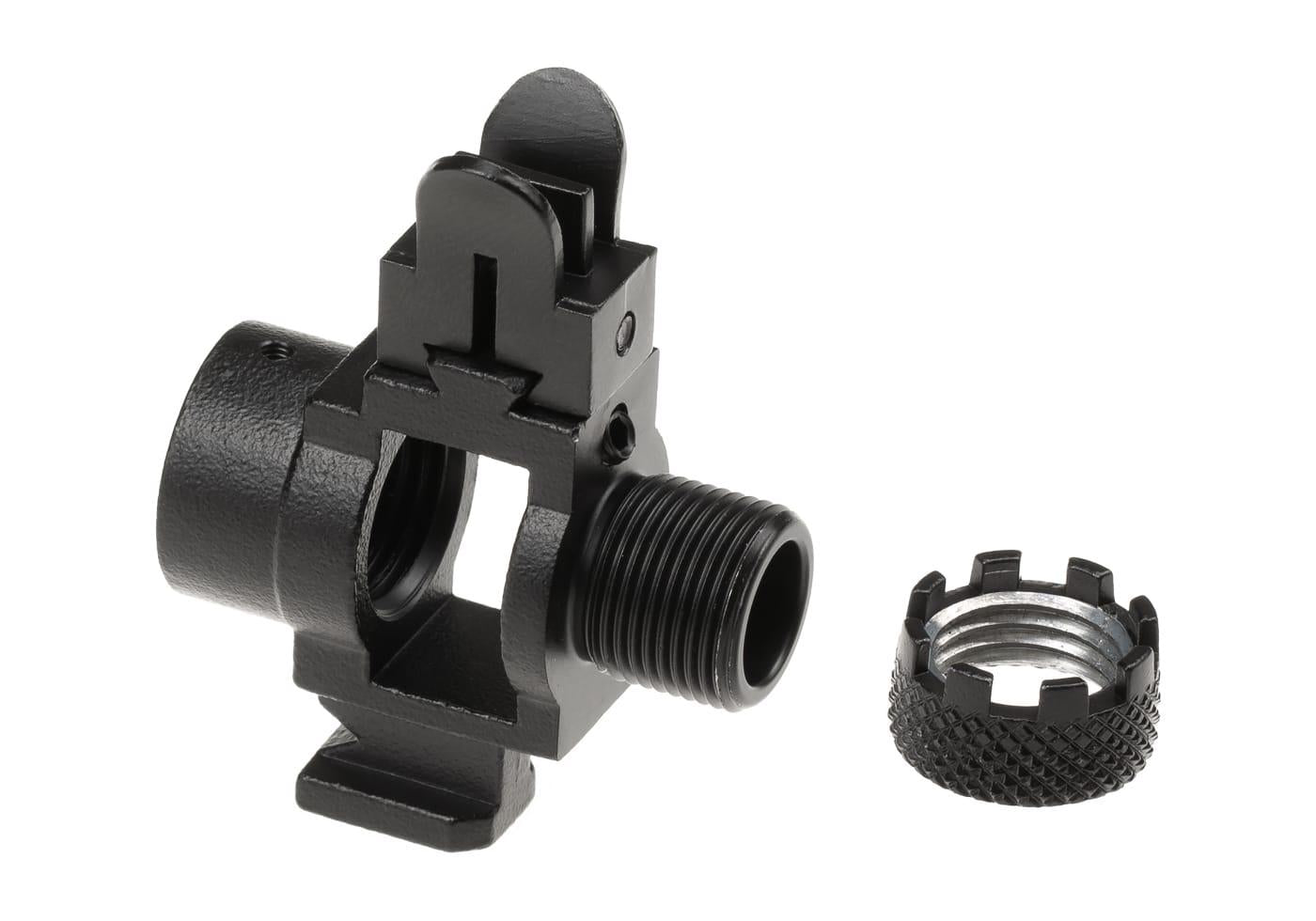 G&G GR14/EBR-L Silencer Adapter CCW Black