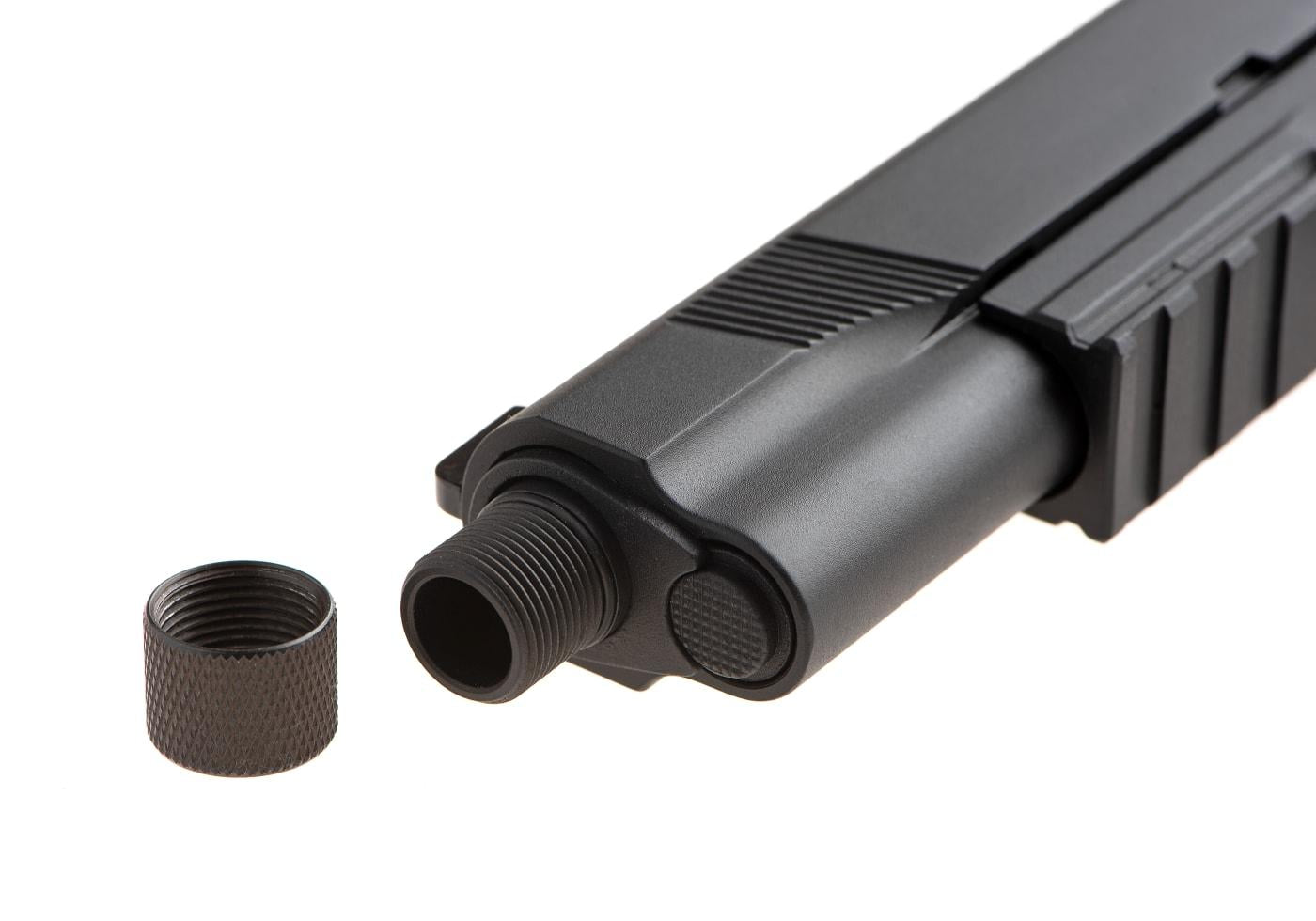 KJW M1911 MEU TBC Full Metal Co2 Pistol Black