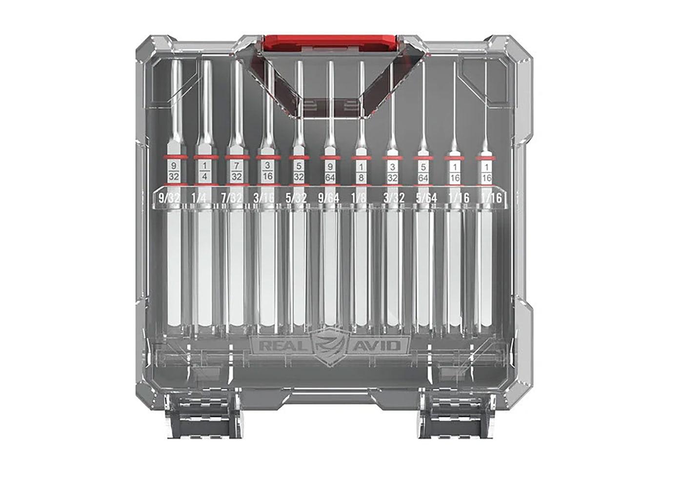 Real Avid Accu-Punch 11-Piece Standard Pin Punch Set