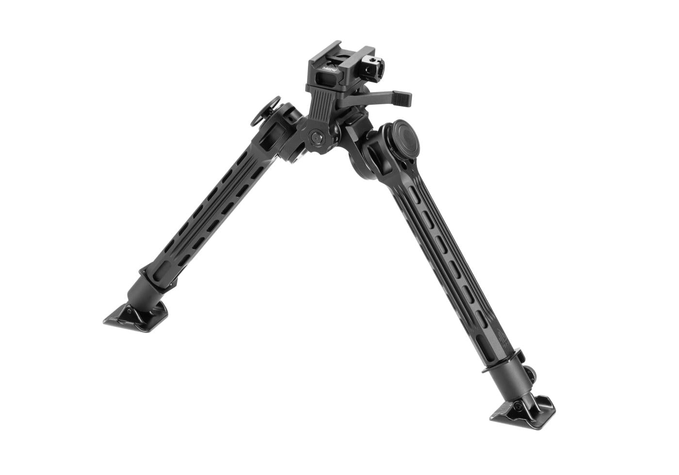 Leapers Big Bore Full Stability 9.4-14.0 Inch Center Height Bipod Black