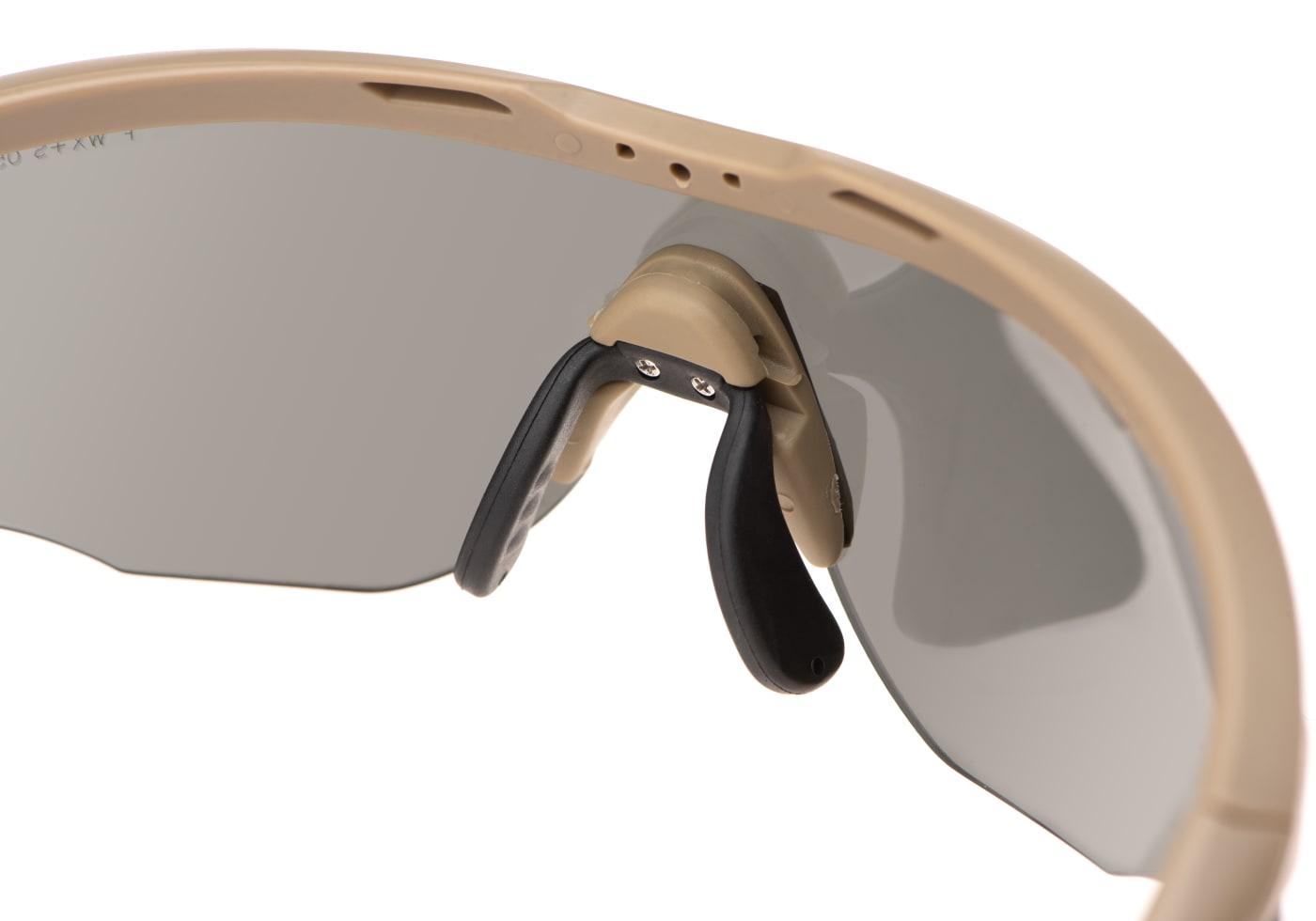 Wiley X WX Rogue Comm Smoke / Clear / Rust Tan