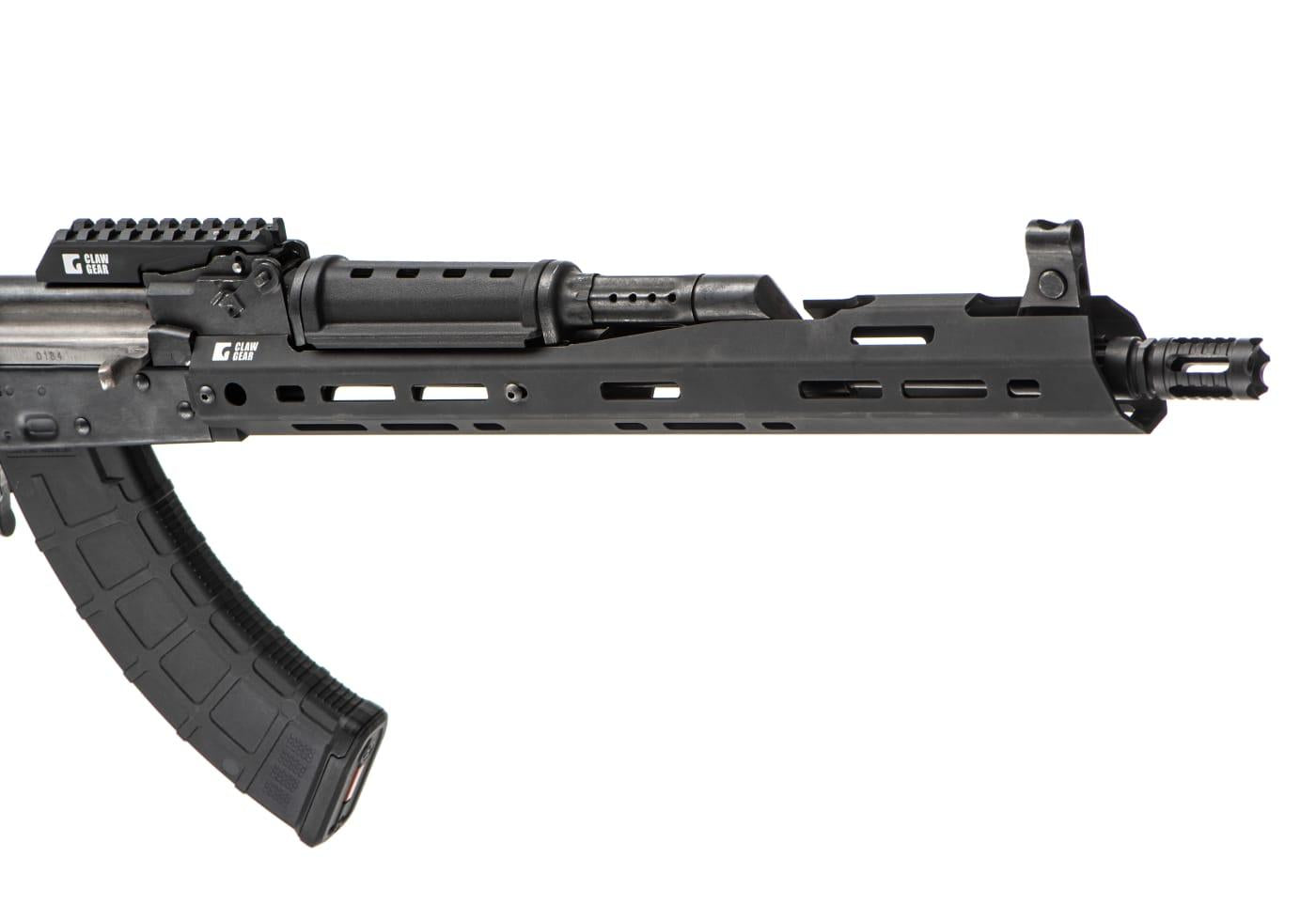 Clawgear AK47 Long Slick Handguard M-LOK Black