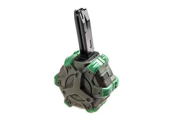 WE Drum Mag M92 GBB 350rds Green