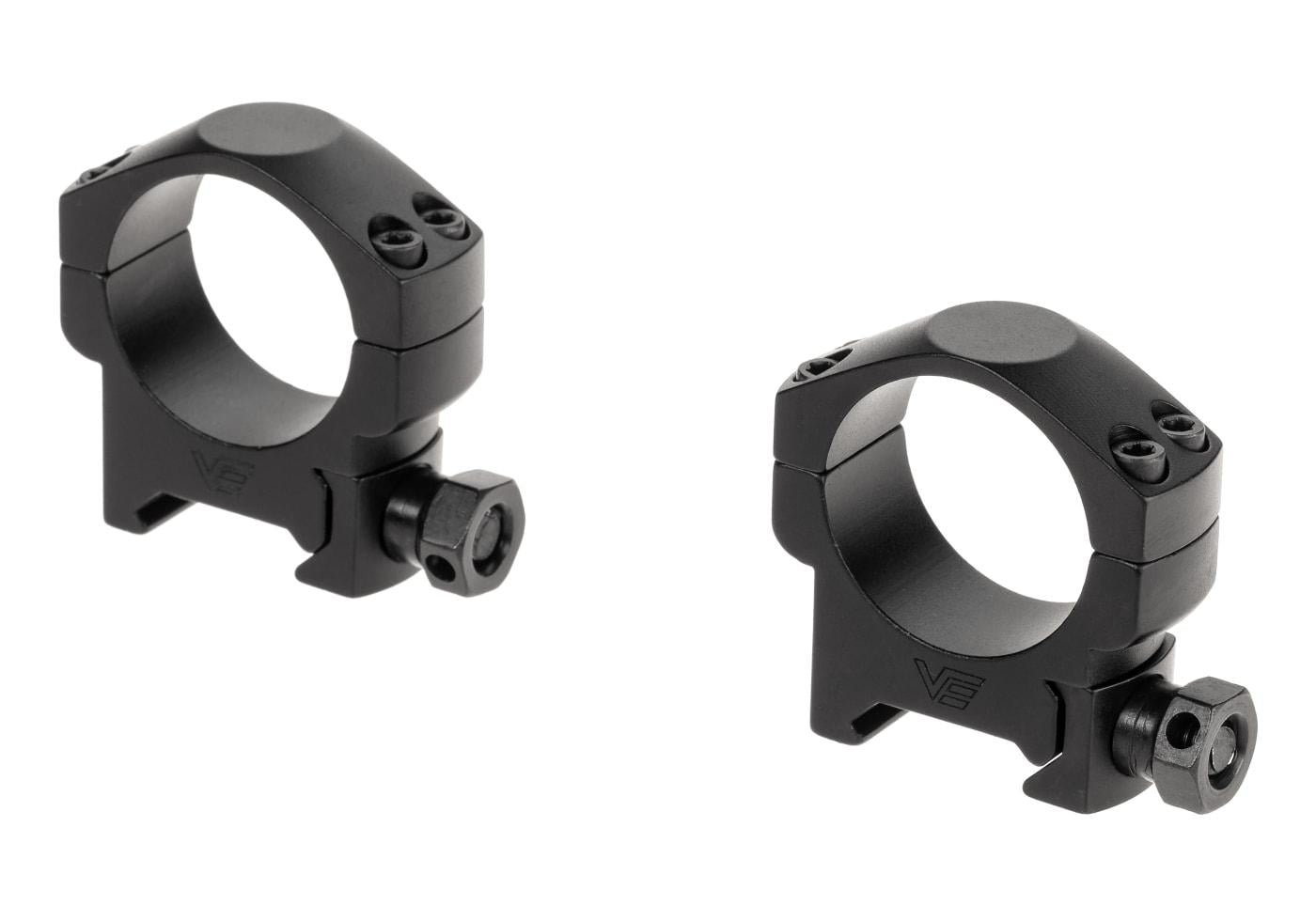 Vector Optics 30mm Low Profile Weaver Rings Black