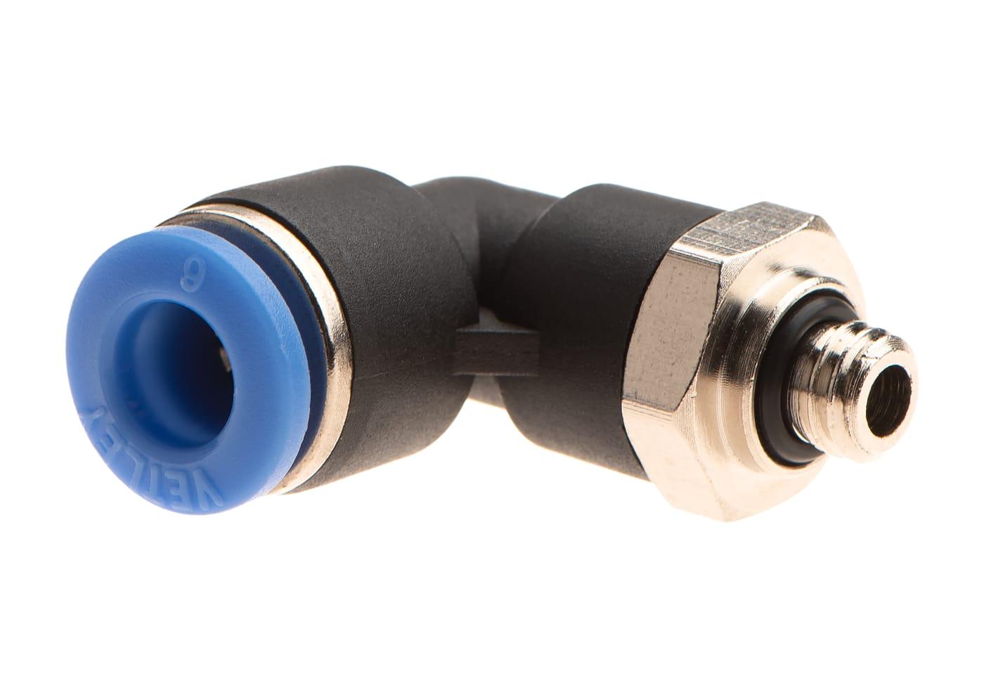EpeS HPA 6mm Hose Coupling 90 Degree - Outer M6 Thread