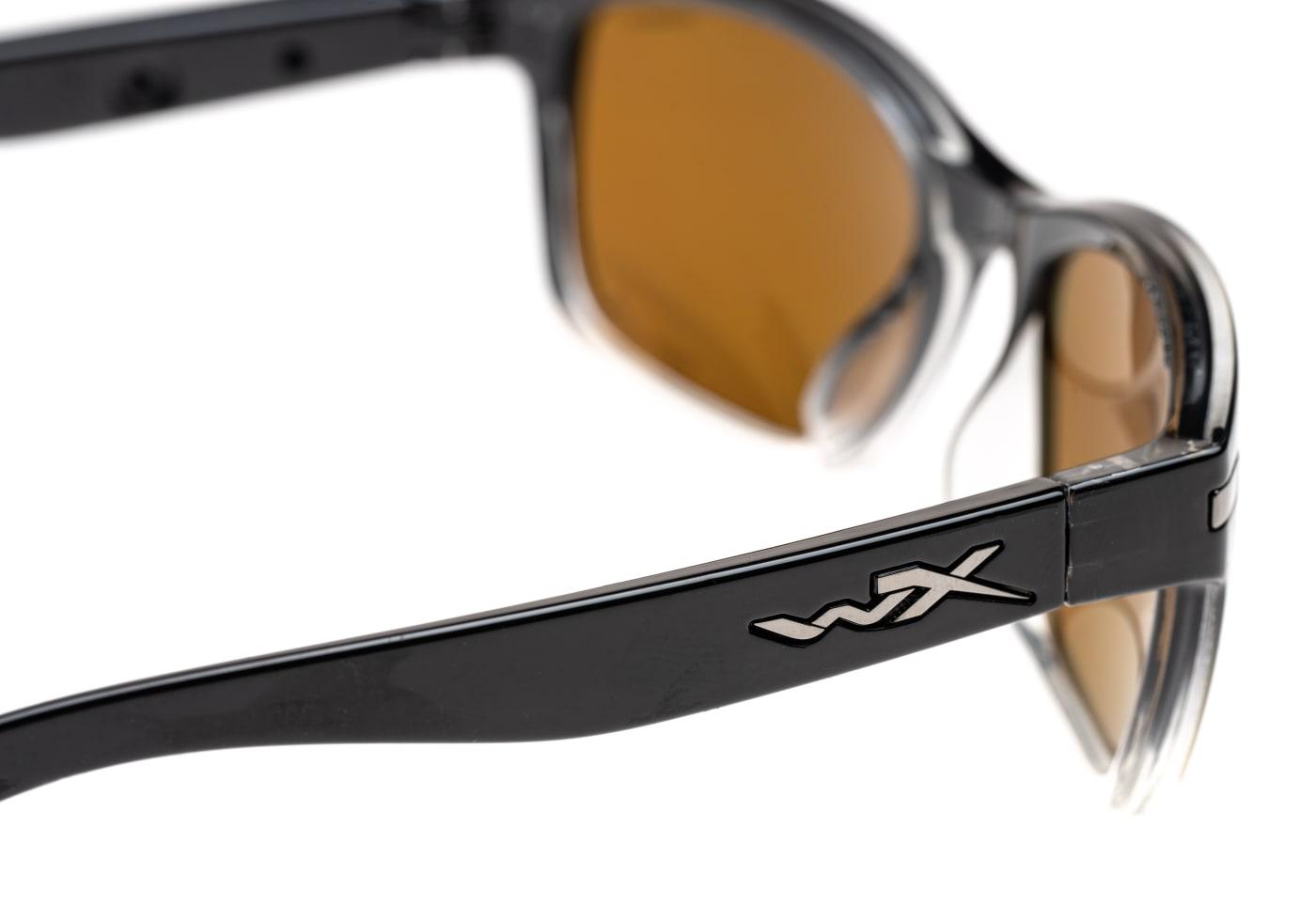 Wiley X WX Helix Captivate Polarized Bronze Mirror Black