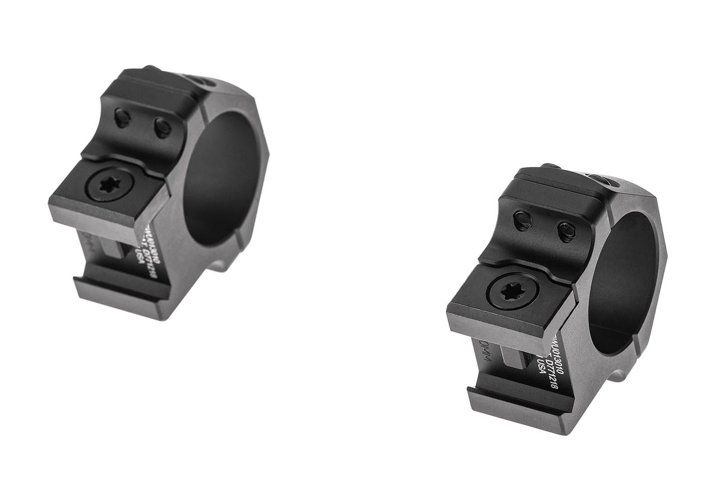 Leapers PRO 30mm Low Profile P.O.I. Picatinny Rings Black