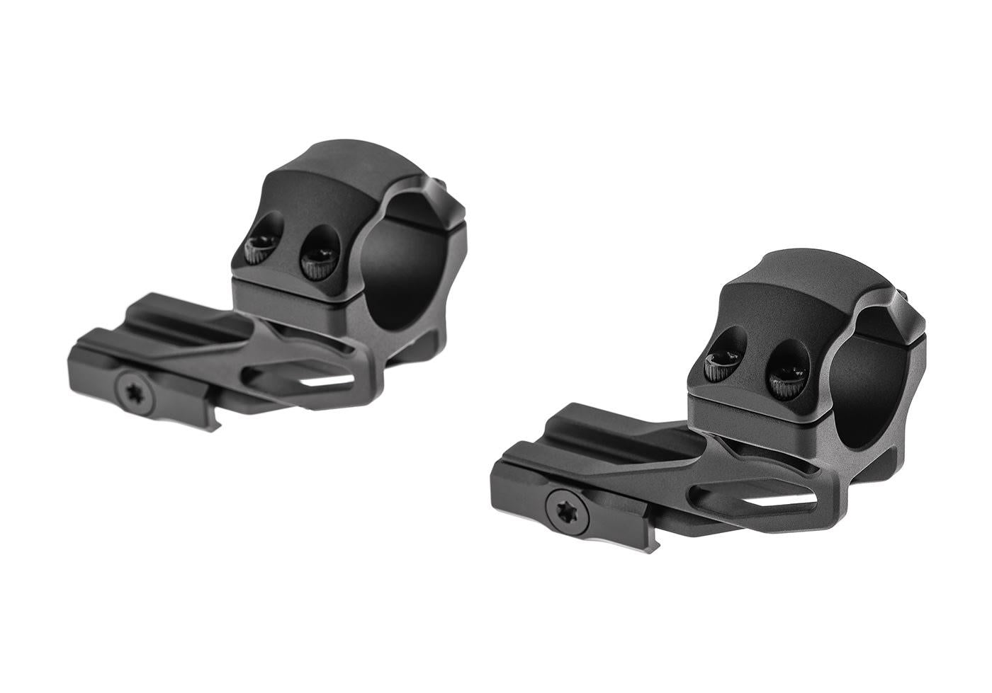 Leapers ACCU-SYNC 25.4 High Profile 37mm Offset Picatinny Scope Mount Rings Black