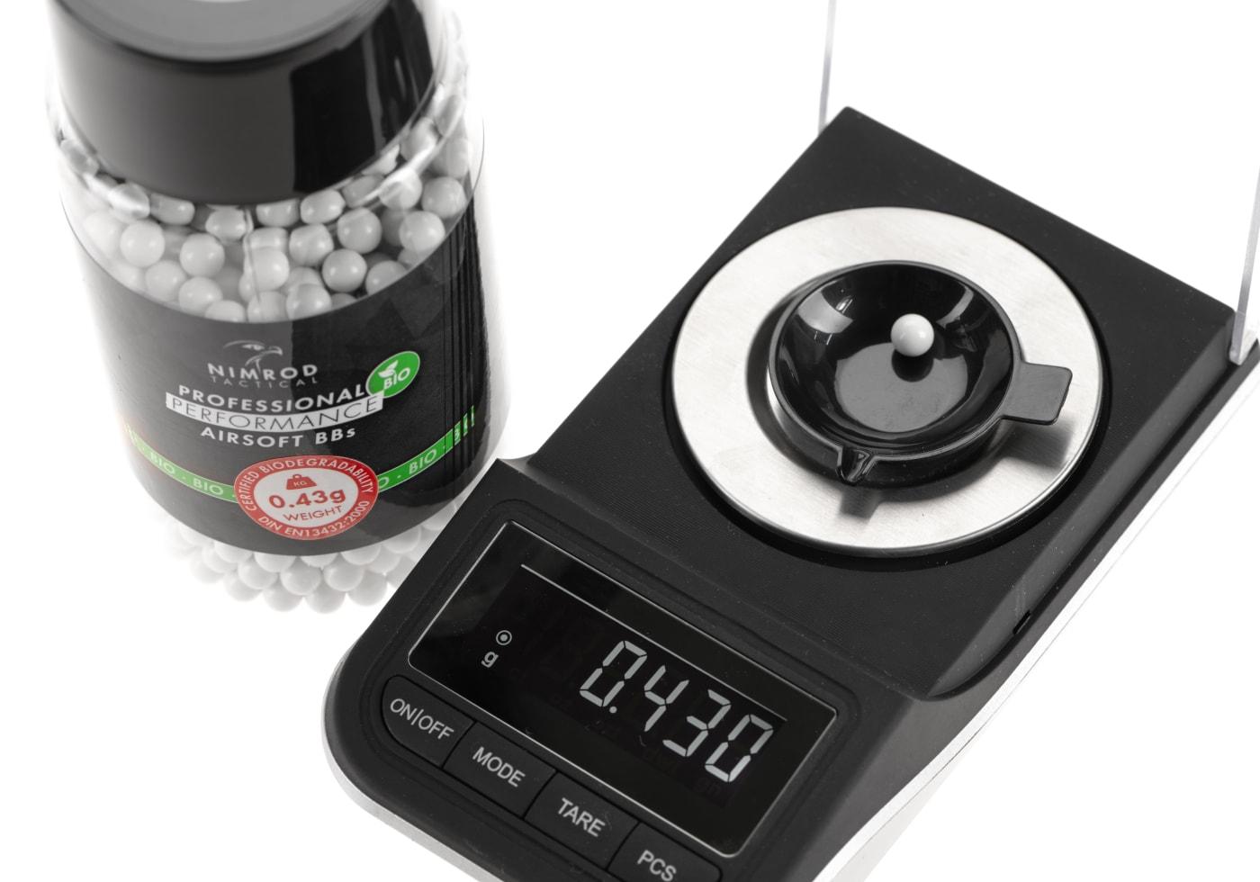 Nimrod 0.43g Airsoft Bio BB Professional Performance 1000rds White