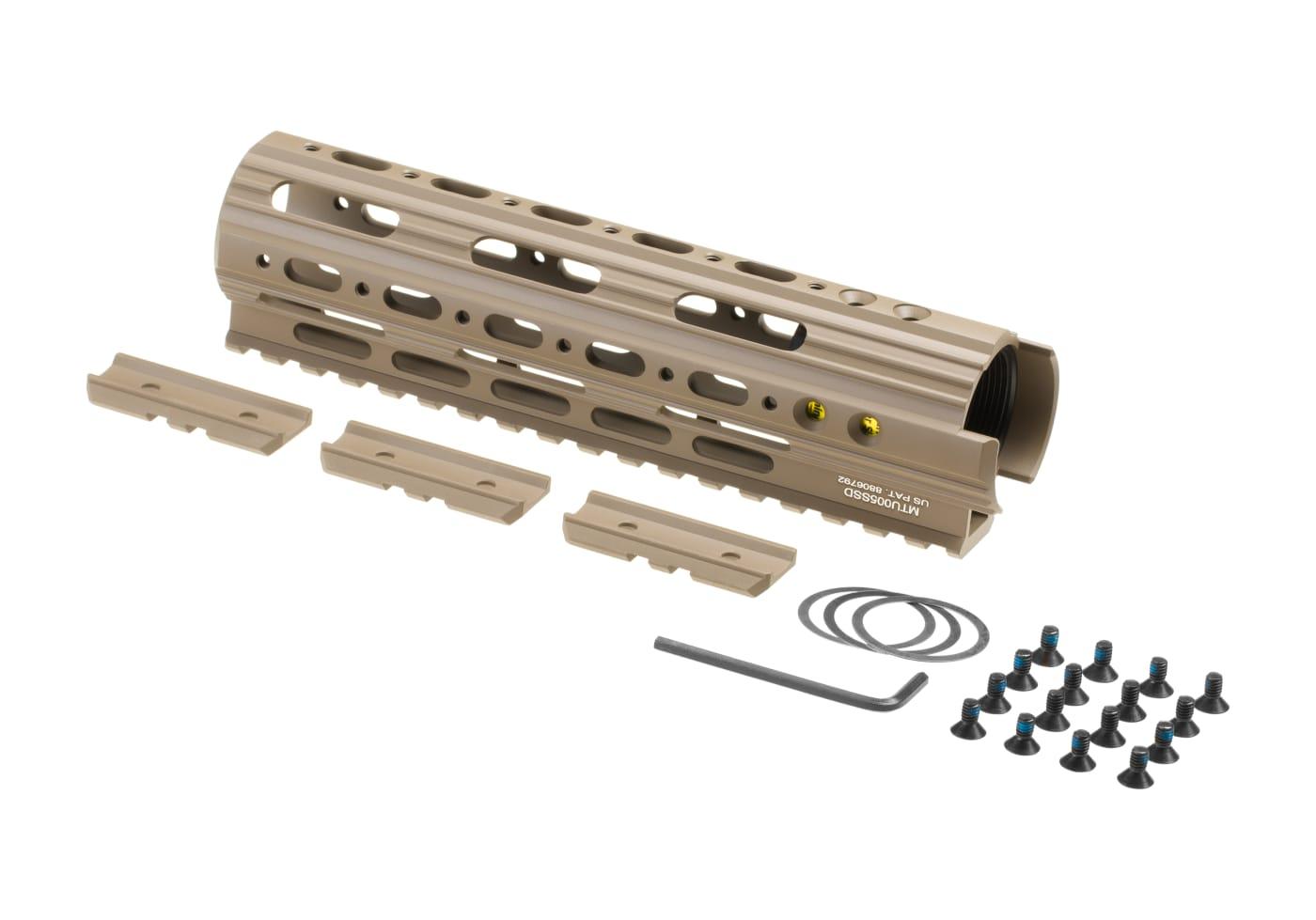 Leapers AR-15 7 Inch Super Slim Free Float Handguard Dark Earth
