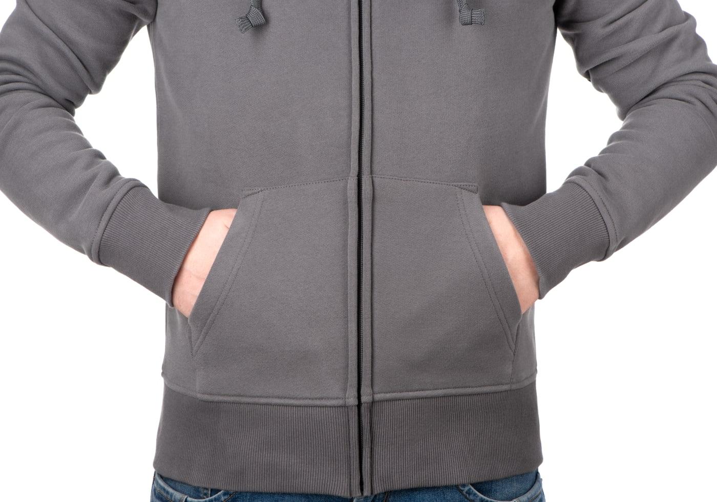 Clawgear CG Logo Zip Hoodie Wolf Grey