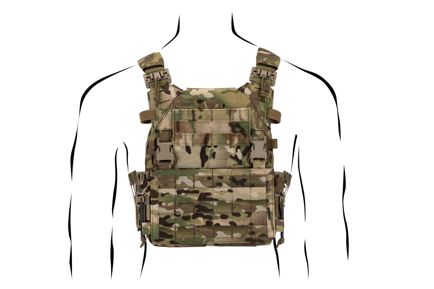 Clawgear Raider Plate Carrier Multicam L