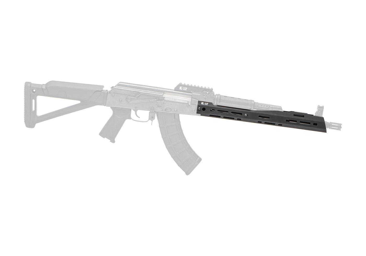 Clawgear AK47 Long Slick Handguard M-LOK Black