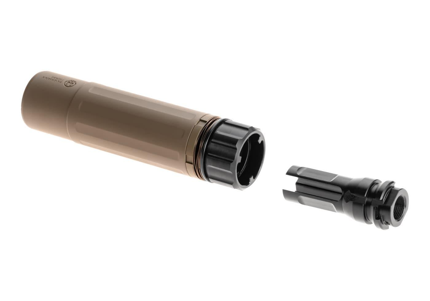 PTS Syndicate Dead Air Sandman-K Mock Suppressor with Tracer Dark Earth